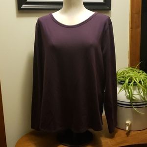 Open back long sleeve XLP top NWT